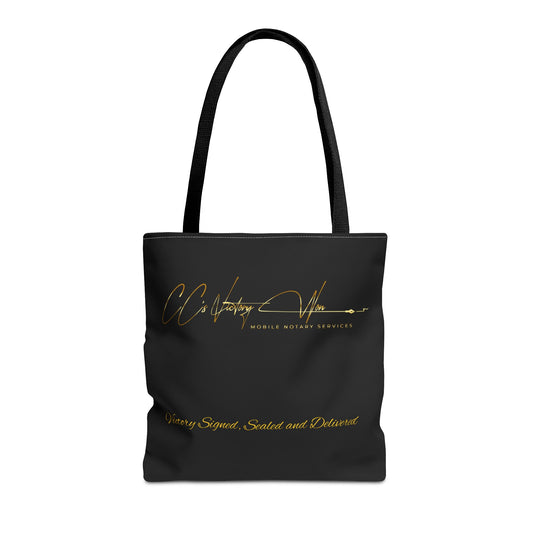 Elegant Mobile Notary Services Tote Bag - C.C.'s Victory Won