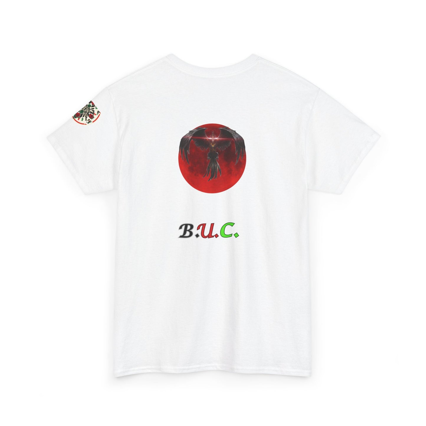 Celestial Phoenix Unisex Heavy Cotton Tee - Embrace the Sun and Moon