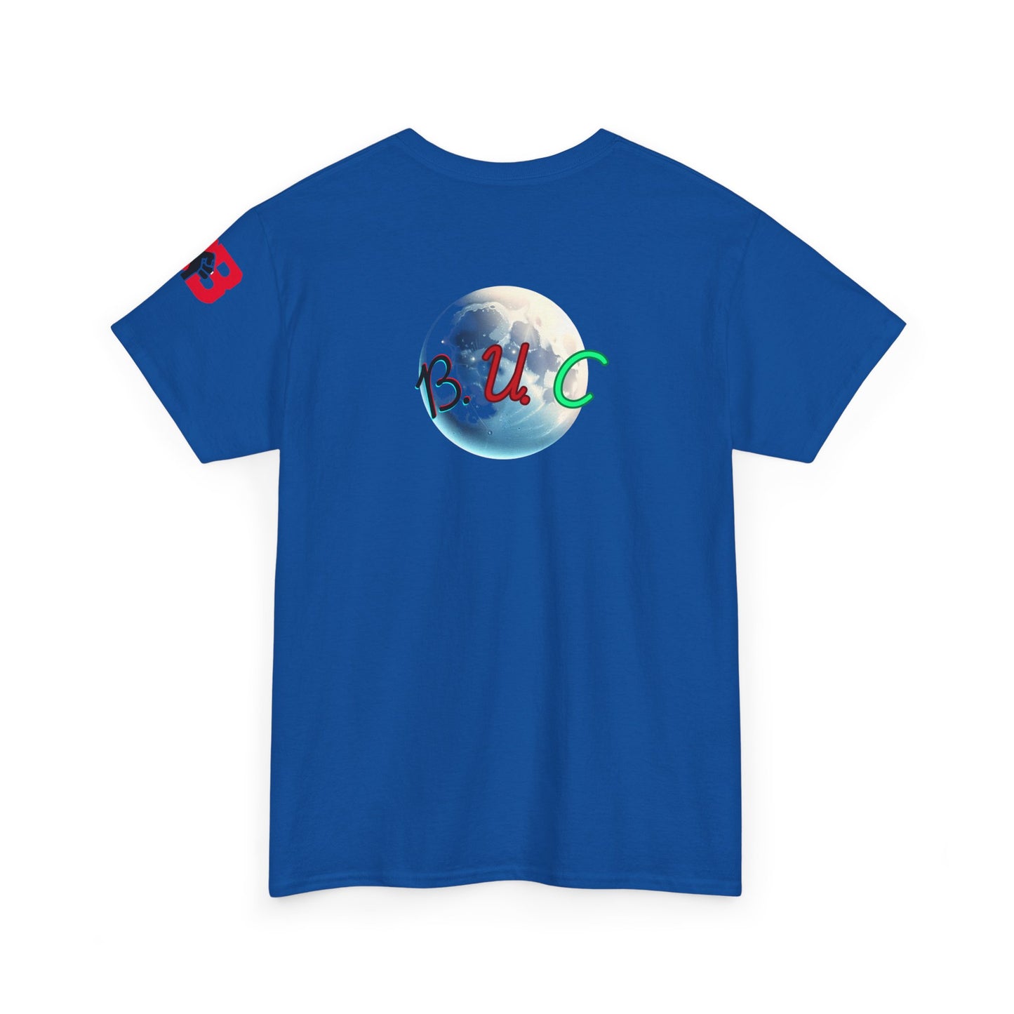 Unisex Heavy Cotton Tee - We Down Wit B.U.C - Bold Graphic Tee for Casual Vibes