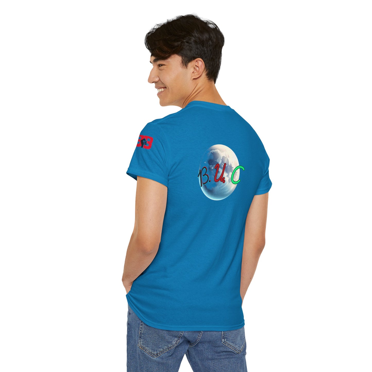 Unisex Heavy Cotton Tee - We Down Wit B.U.C - Bold Graphic Tee for Casual Vibes
