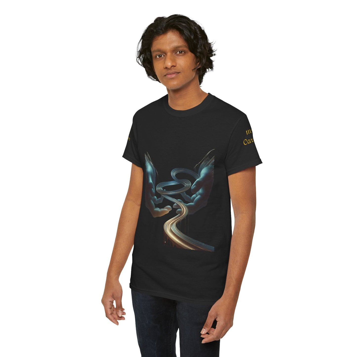 Artistic Hands Tee - Unisex Heavy Cotton T-Shirt for Creative Souls