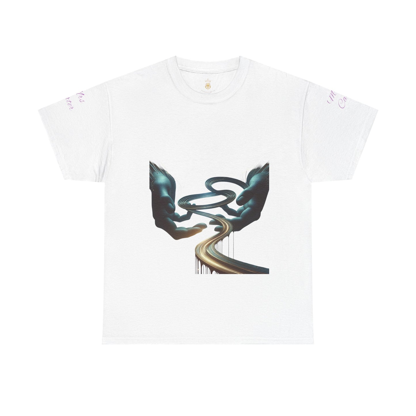 Artistic Hands Tee - Unisex Heavy Cotton T-Shirt for Creative Souls
