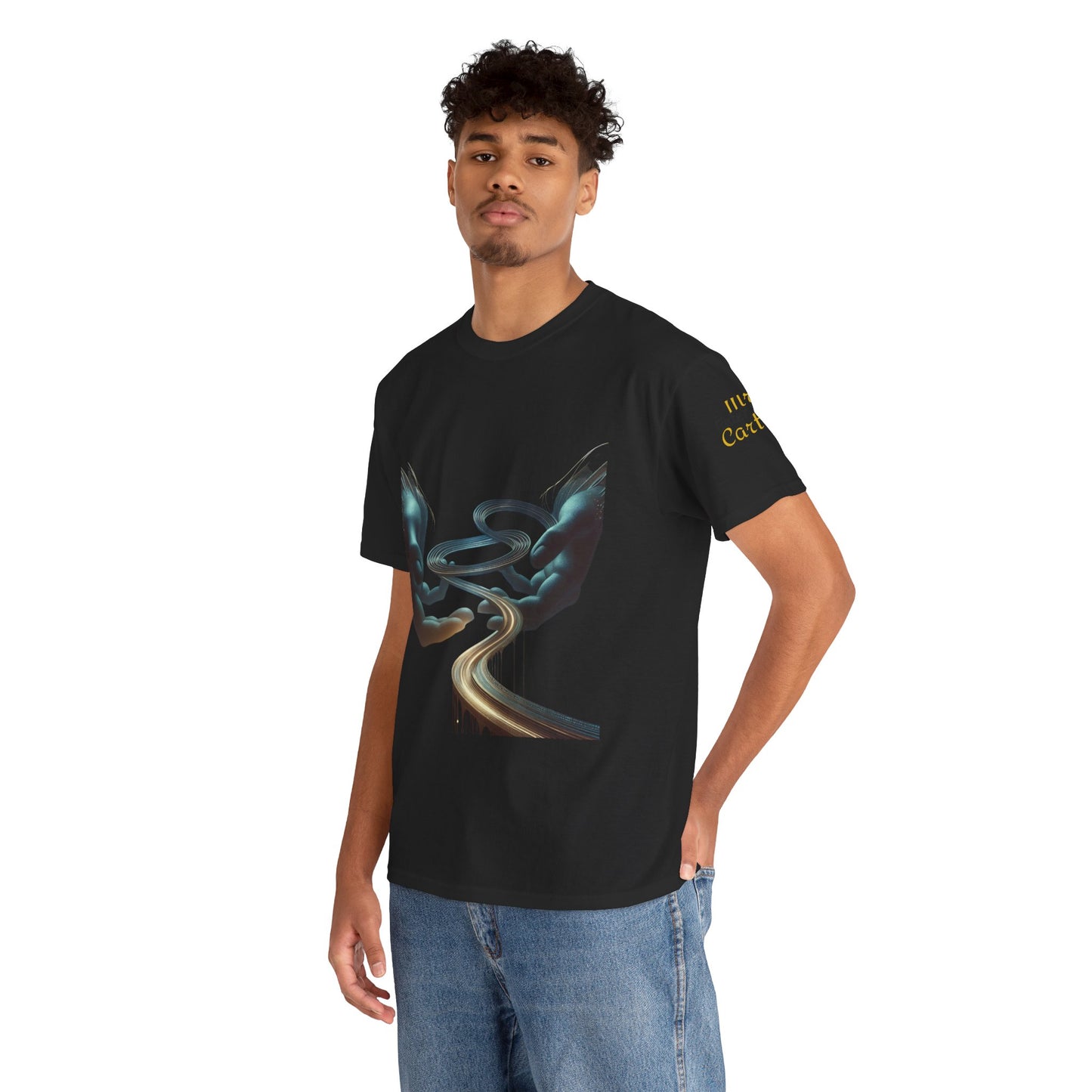 Artistic Hands Tee - Unisex Heavy Cotton T-Shirt for Creative Souls
